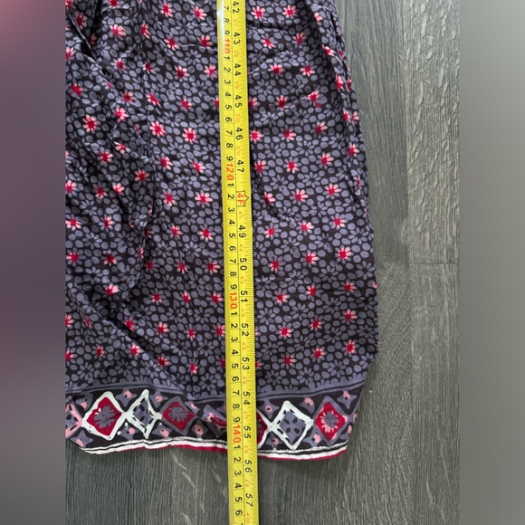 Natalie Martin Nat for Anthropologie Nico Long Sleeve Wrap Maxi Floral Dress S - Picture 9 of 9